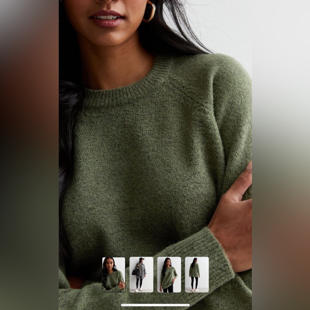 Brand new new look green jumper